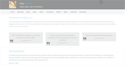 Desktop Screenshot of myquran.us